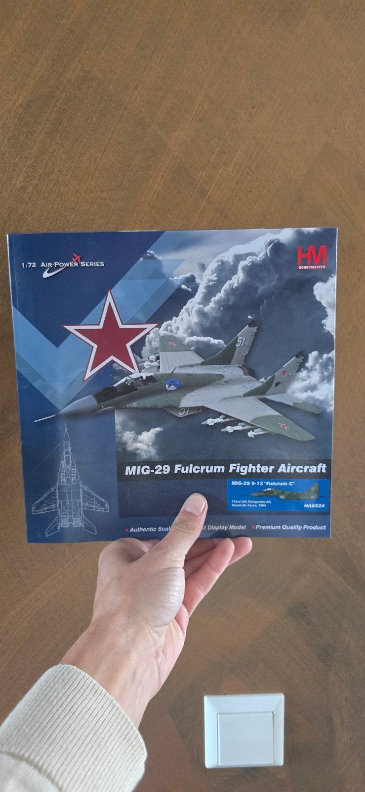 MIG-29 Fulcrum Fighter Aircraft Model - Hobby Master, Overige merken, 1:72 tot 1:144, Nieuw, Ophalen of Verzenden