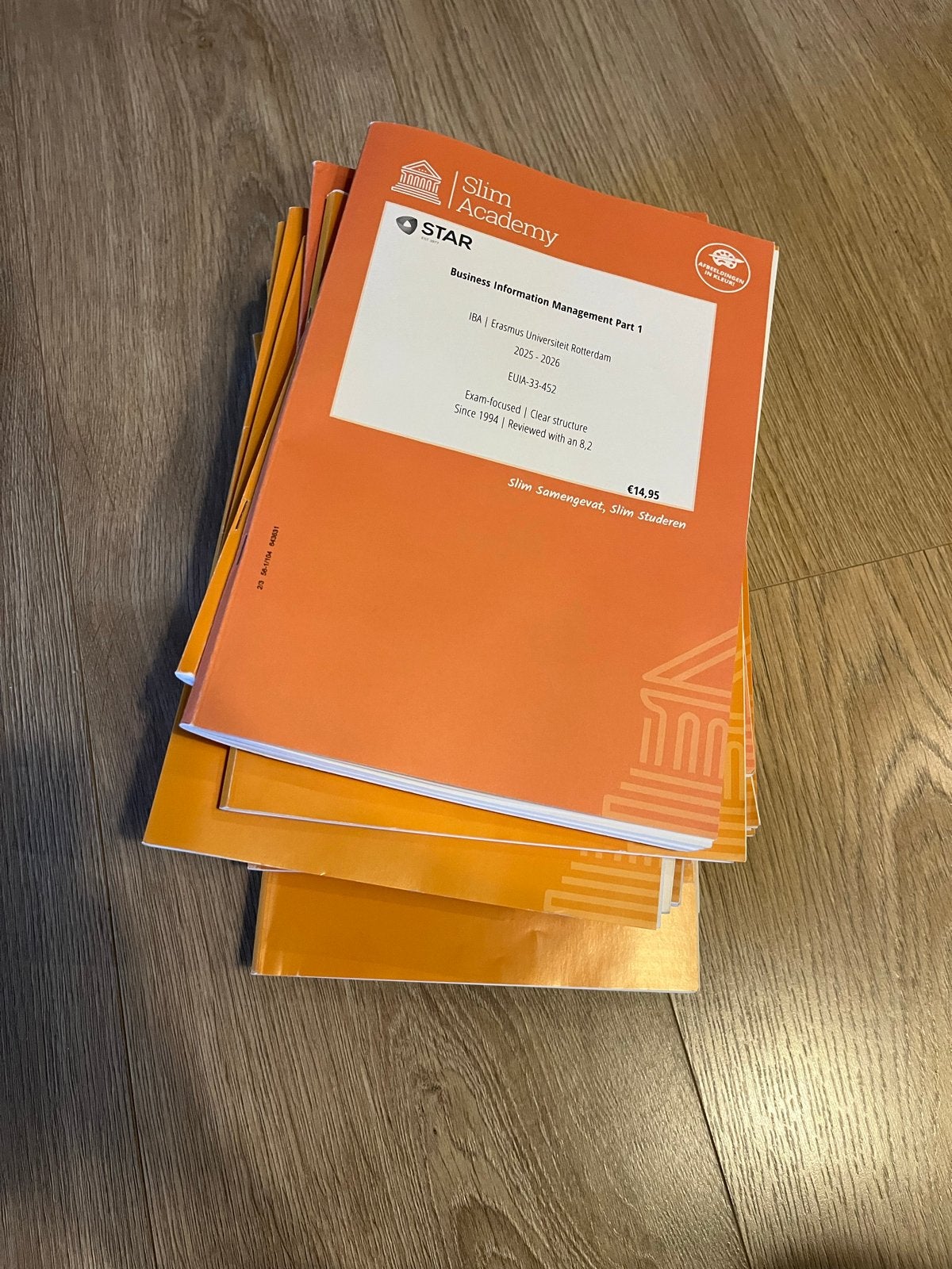 Slim Academy Samenvattingen IBA Erasmus Universiteit, Boeken, Verzenden, Gamma, Gelezen, WO