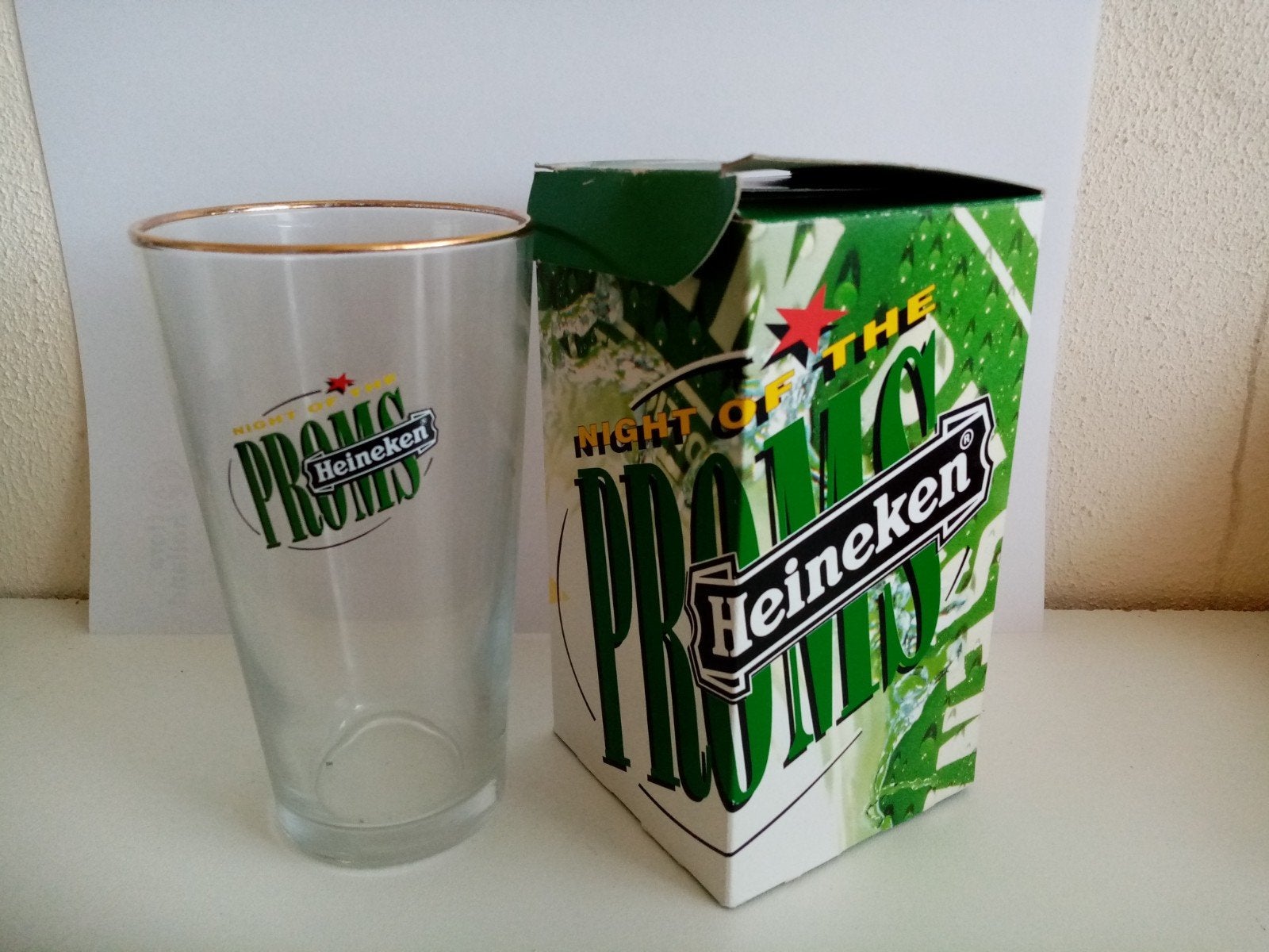 Heineken Night of the proms bierglas, Ophalen of Verzenden, Nieuw, Glas of Glazen, Heineken