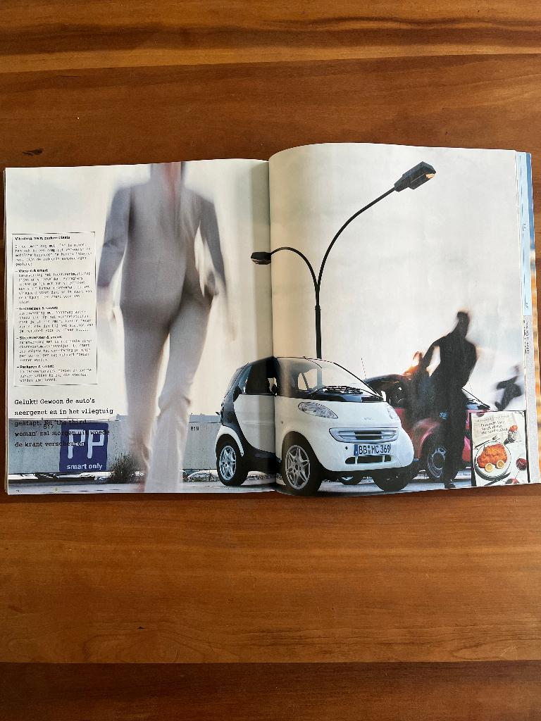 1e  SMART cult autoboek ter introductie 1998, Ophalen of Verzenden, Zo goed als nieuw, Algemeen