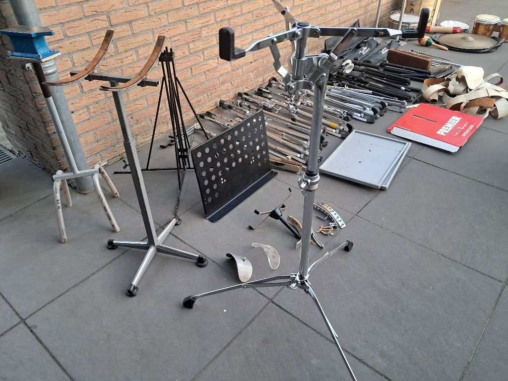 Partij muziekinstrumenten en toebehoren, Muziek en Instrumenten, Ophalen, Gebruikt