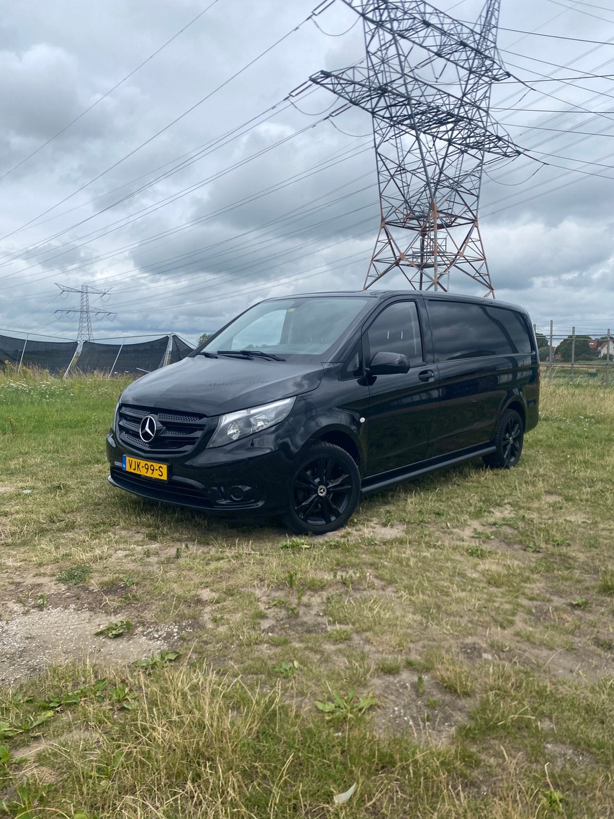 Mercedes-Benz Vito 1.6 CDI 65KW 2016 Zwart, 4 cilinders, Zwart, Mercedes-Benz, 1200 kg