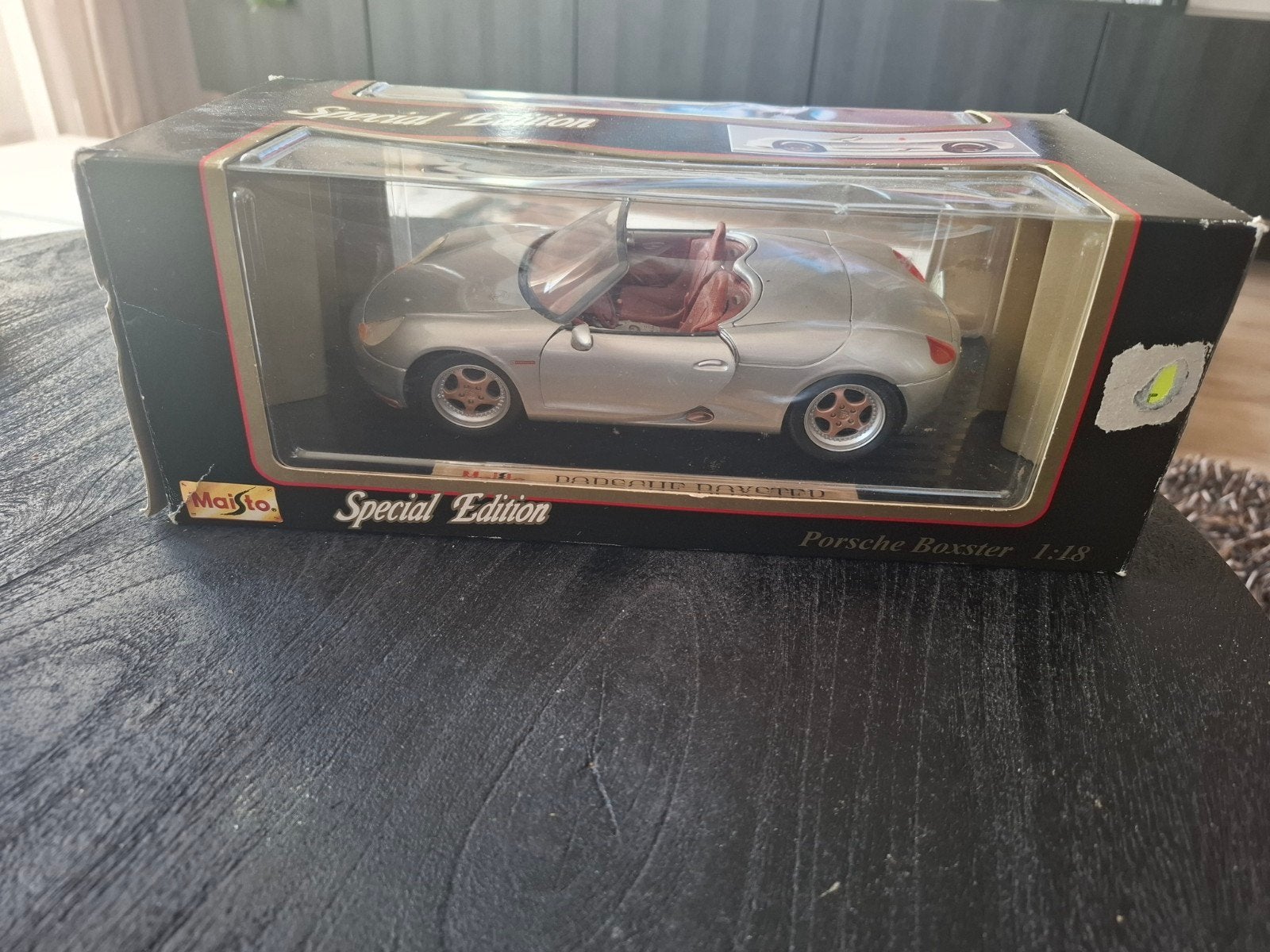 Maisto Special Edition Porsche Boxster 1:18, Hobby en Vrije tijd, Ophalen, Zo goed als nieuw, Auto, Maisto