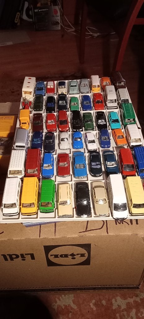 1:87 54 stuks wagens van o.a. wiking herpa €65,00, Hobby en Vrije tijd, Modelauto's | 1:87, Ophalen of Verzenden, Zo goed als nieuw