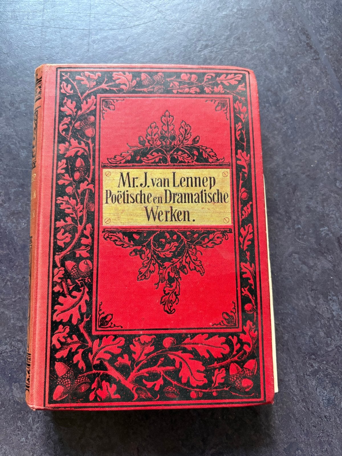 Mr. J. van Lennep Poëtische en Dramatische Werken, Ophalen of Verzenden, Gelezen, Nederland