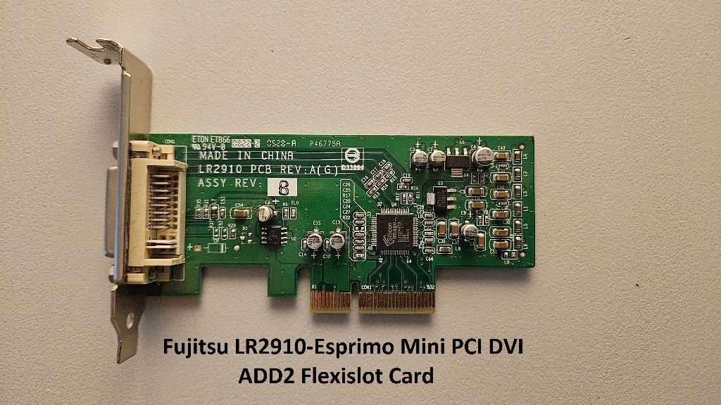 ADD2 PCI Express card with DVI, Ophalen of Verzenden