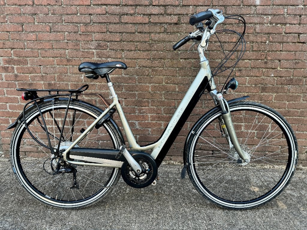 Koga Miyata, type Tesla, 47 cm, elektrisch met goede accu, 47 tot 50 cm, Versnellingen, Zo goed als nieuw, Trommelrem
