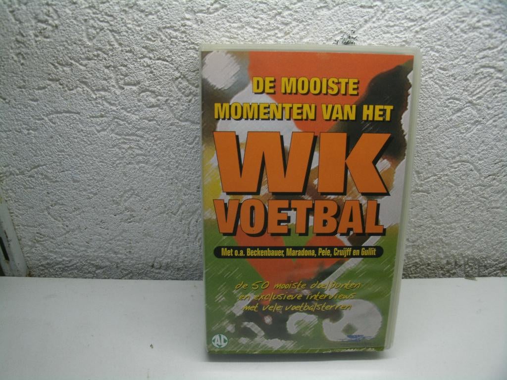 vhs 107b wk voetbal mooiste momenten, Alle leeftijden, Ophalen of Verzenden, Zo goed als nieuw, Overige genres
