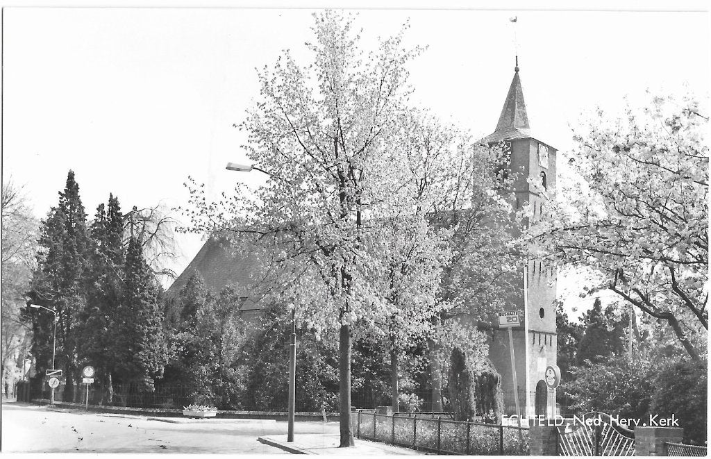 Echteld, Ned. Herv. kerk, toren, klok, Verzenden, 1960 tot 1980, Ongelopen, Gelderland