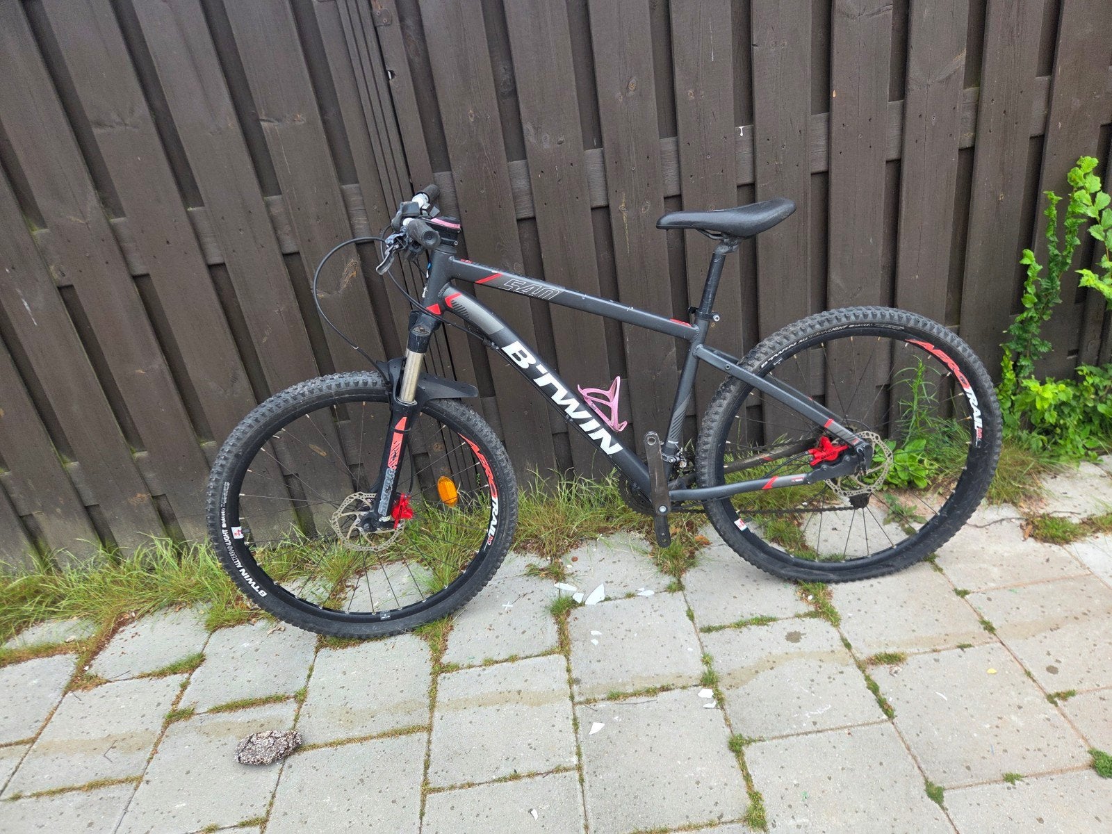 Opknap B'Twin Rockrider 540 Mountainbike met Schijfremmen, Gebruikt, Hardtail, Heren, Schijfrem