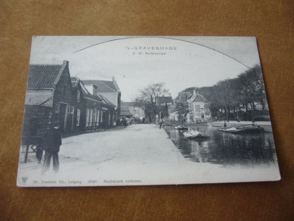 S, GRAVENHAGE  =  Z.W. BUITENSINGEL  BRIEFKAART, Verzamelen, Ophalen of Verzenden, Voor 1920, Gelopen, Zuid-Holland