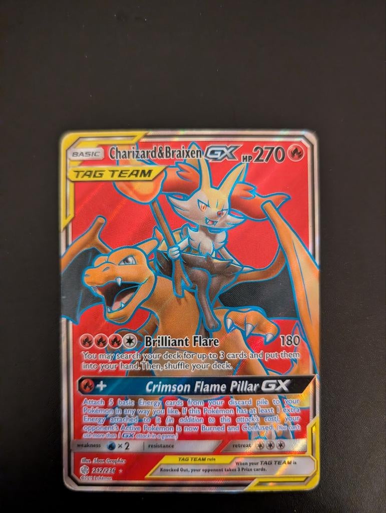 Charizard en Braixen GX (CEC 212), Ophalen of Verzenden