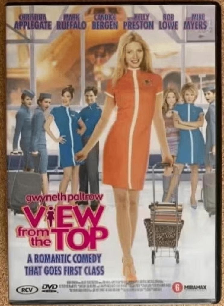 DVD View from the top met Gwyneth Paltrow, Christina Applega, Vanaf 6 jaar, Ophalen of Verzenden, Zo goed als nieuw