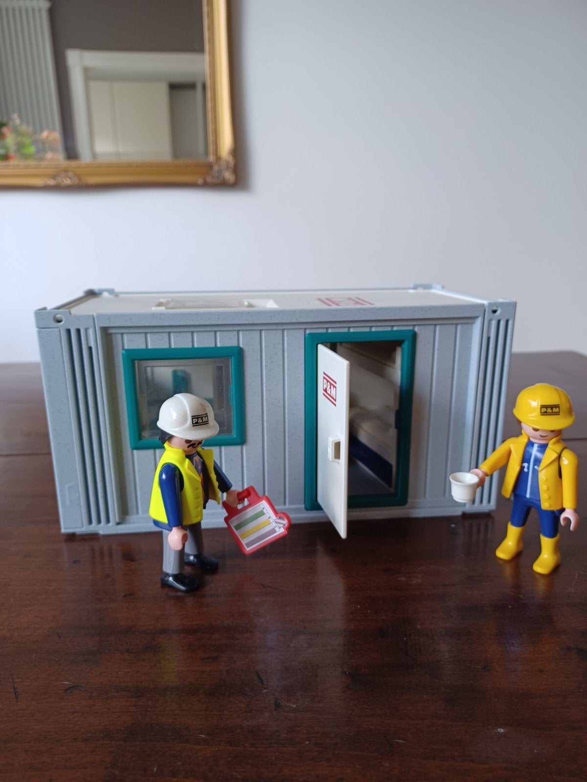 Playmobil 3260 Bouwkeet met figuren en accessoires, Kinderen en Baby's, Speelgoed | Playmobil, Gebruikt, Gebouw, Complete set