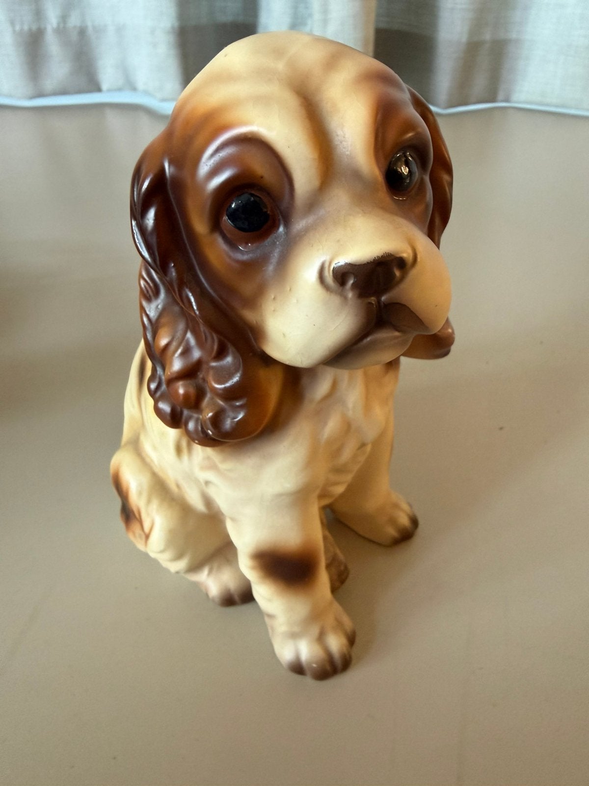 Vintage beeldje Cocker Spaniël puppy | Japan 1950-1960., Verzamelen, Ophalen of Verzenden, Zo goed als nieuw, Dier