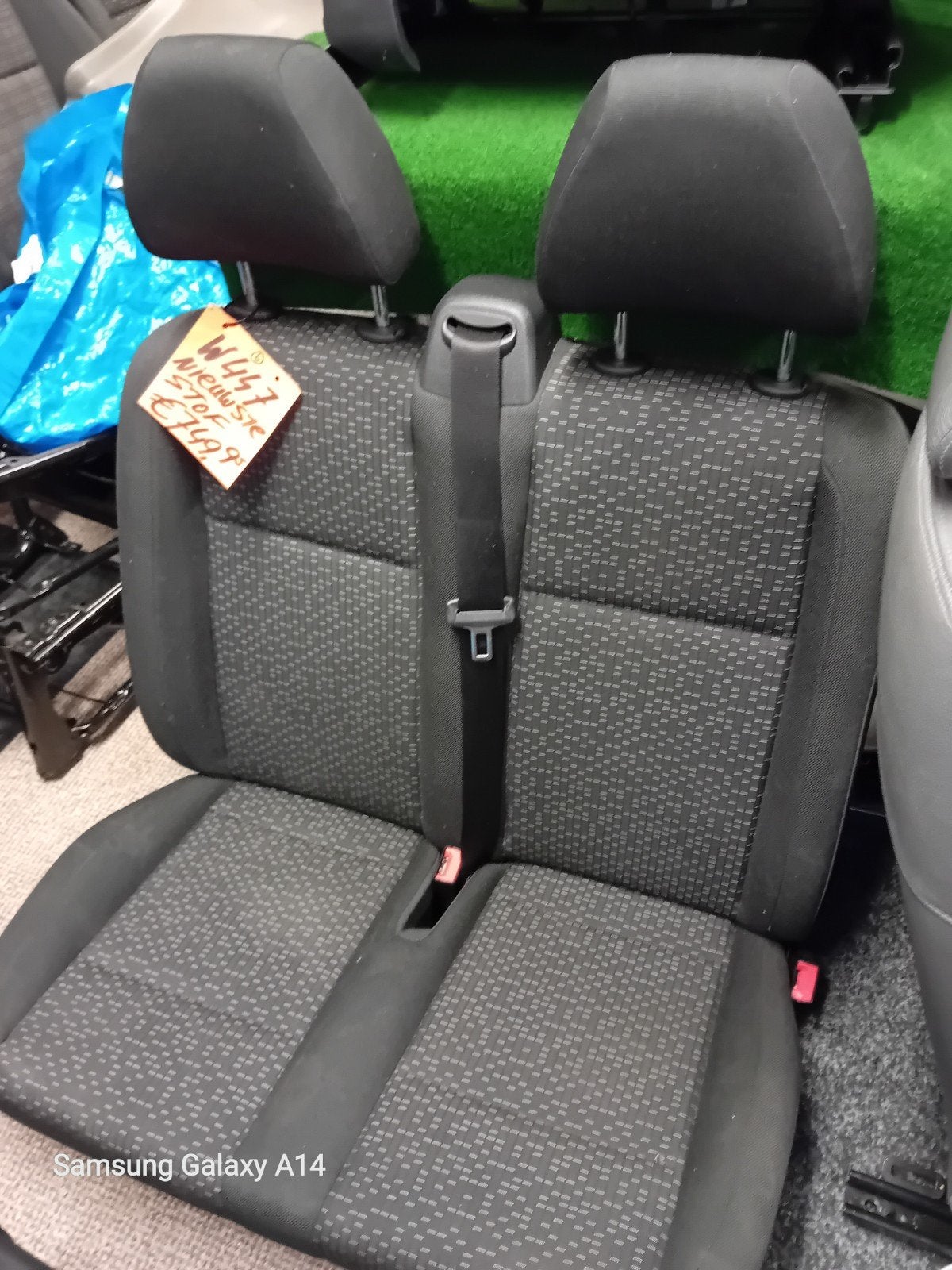 Mercedes Vito V Klasse 2-Zits Bank, Auto-onderdelen, Interieur en Bekleding, Ophalen, Gebruikt, Mercedes-Benz