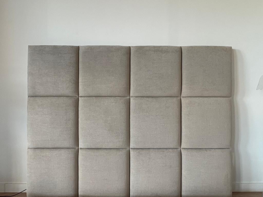 Marie’s Corner luxury headboard (beige) 160cm width, Ophalen, Beige, Stof, Nieuw