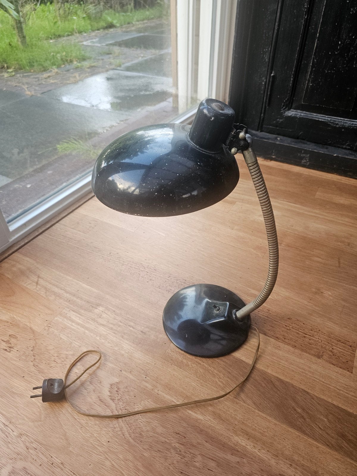 Vintage Bauhaus Gispen? bureaulamp. bakeliet, Ophalen, Bureaulamp, Vintage