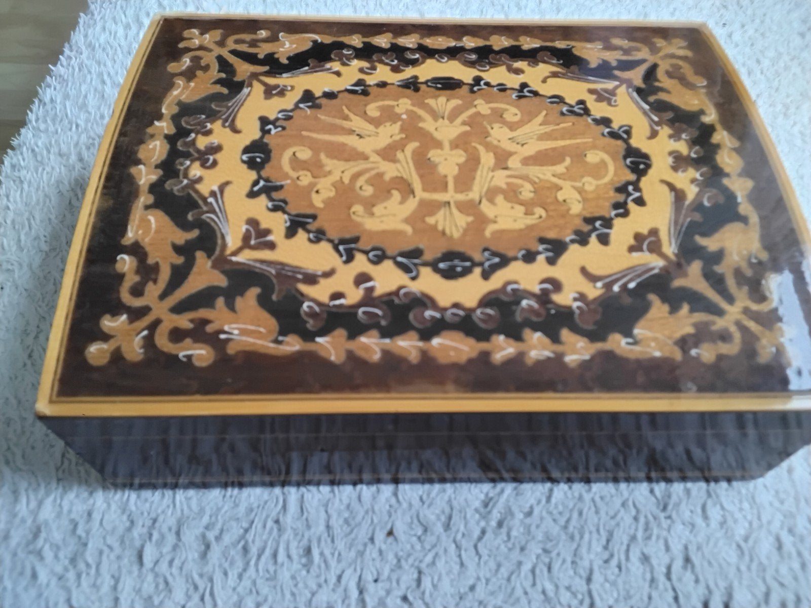 houten vintage kistje, Ophalen of Verzenden