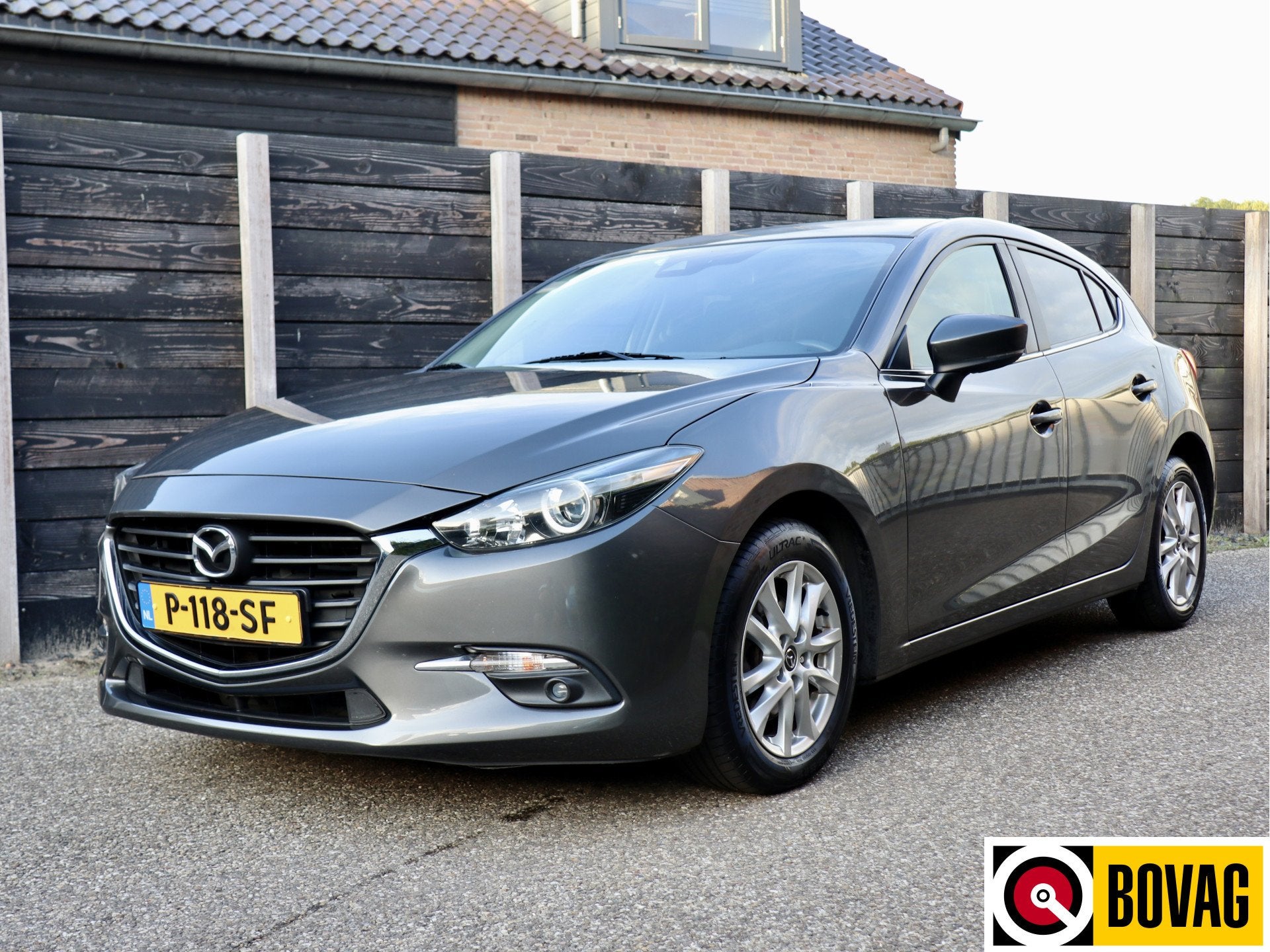 Mazda 3 2.0 SkyActiv-G 120 GT-M AUTOMAAT (bj 2018), Auto's, Mazda, 1998 cc, Stof, Gebruikt, 4 cilinders