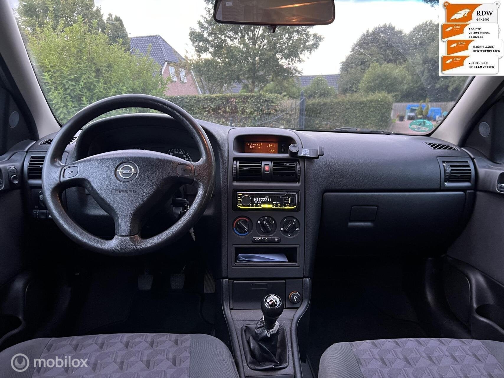 Opel Astra Wagon 1.6 Edition bj 2001 Airco nieuwe apk., Auto's, Voorwielaandrijving, Gebruikt, 4 cilinders, 49 €/maand