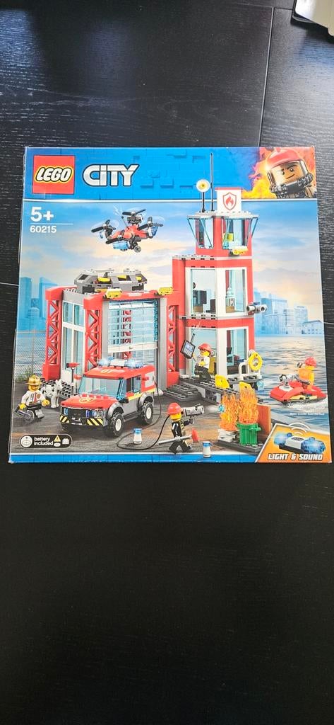 Lego Brandweerkazerne 60215, Ophalen, Gebruikt
