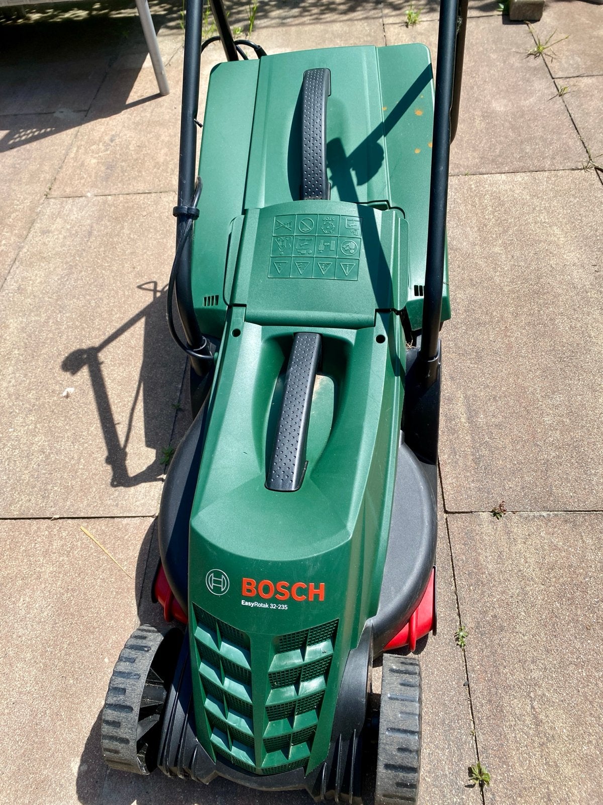 Bosch EasyRotak 32-235 Elektrische Grasmaaier, Cirkelmaaier, Gebruikt, Elektrische grasmaaier, Ophalen of Verzenden