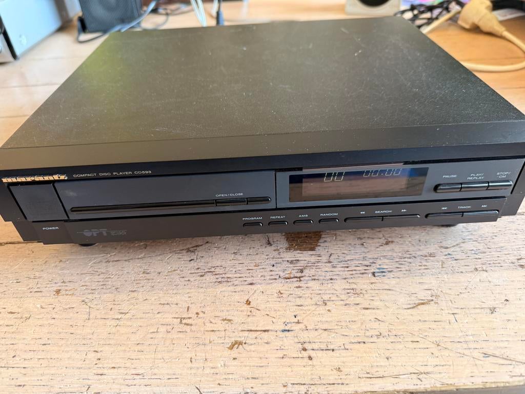Marantz cd 593 cd-speler zie foto’s, Ophalen of Verzenden, Zo goed als nieuw, Marantz