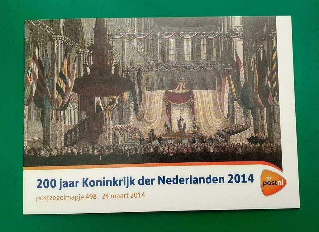 Postzegelmapje 498 - 200 jaar Koninkrijk der Nederlanden, Postzegels en Munten, Postzegels | Nederland, Verzenden, Na 1940, Postfris