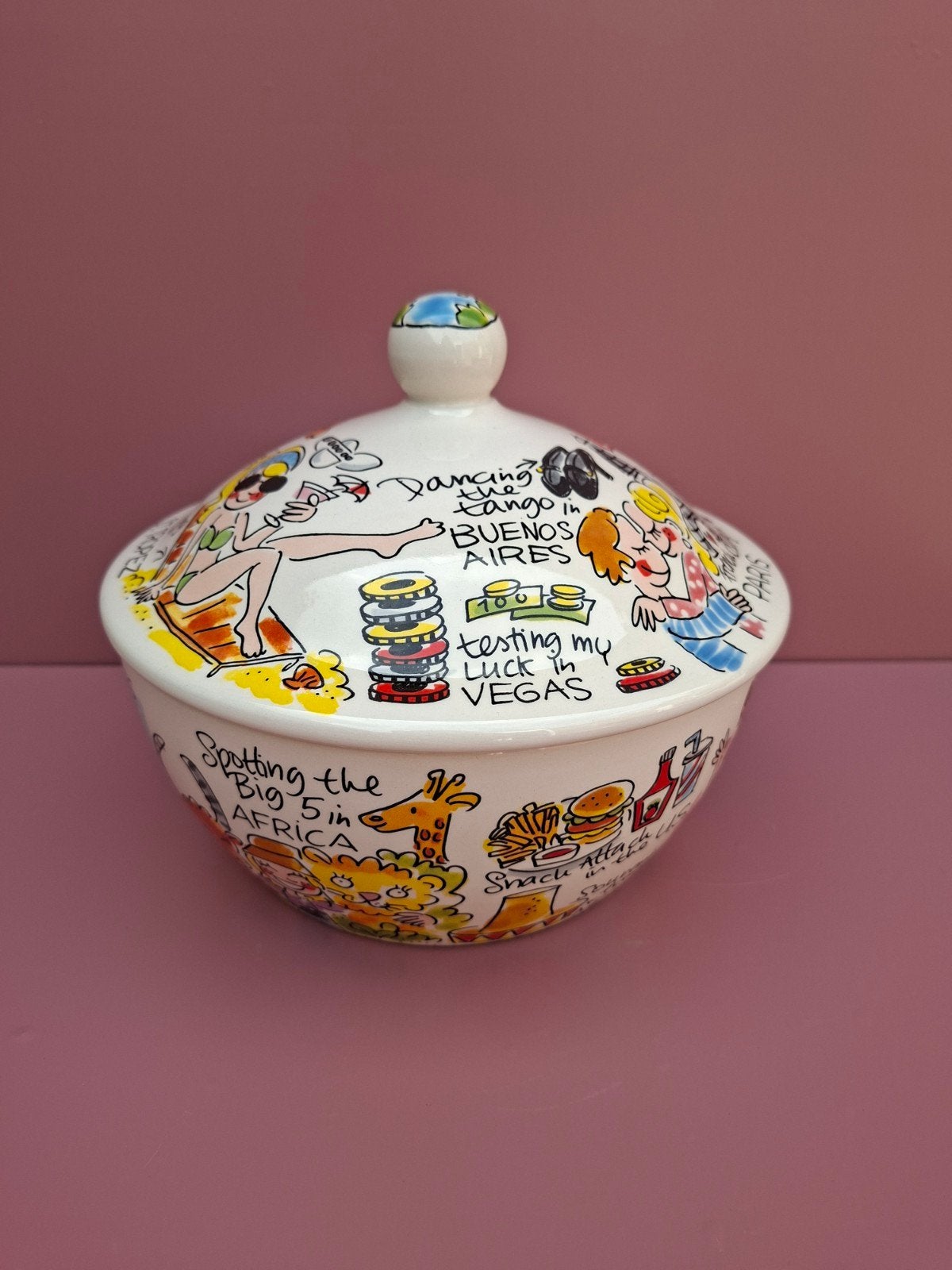 Blond Amsterdam schaal met deksel, Ophalen of Verzenden, Aardewerk, Blond Amsterdam, Schaal of Schalen