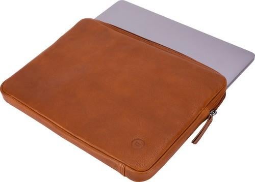 Stijlvolle Bruin Leren 12-inch Laptop Sleeve, Ophalen of Verzenden