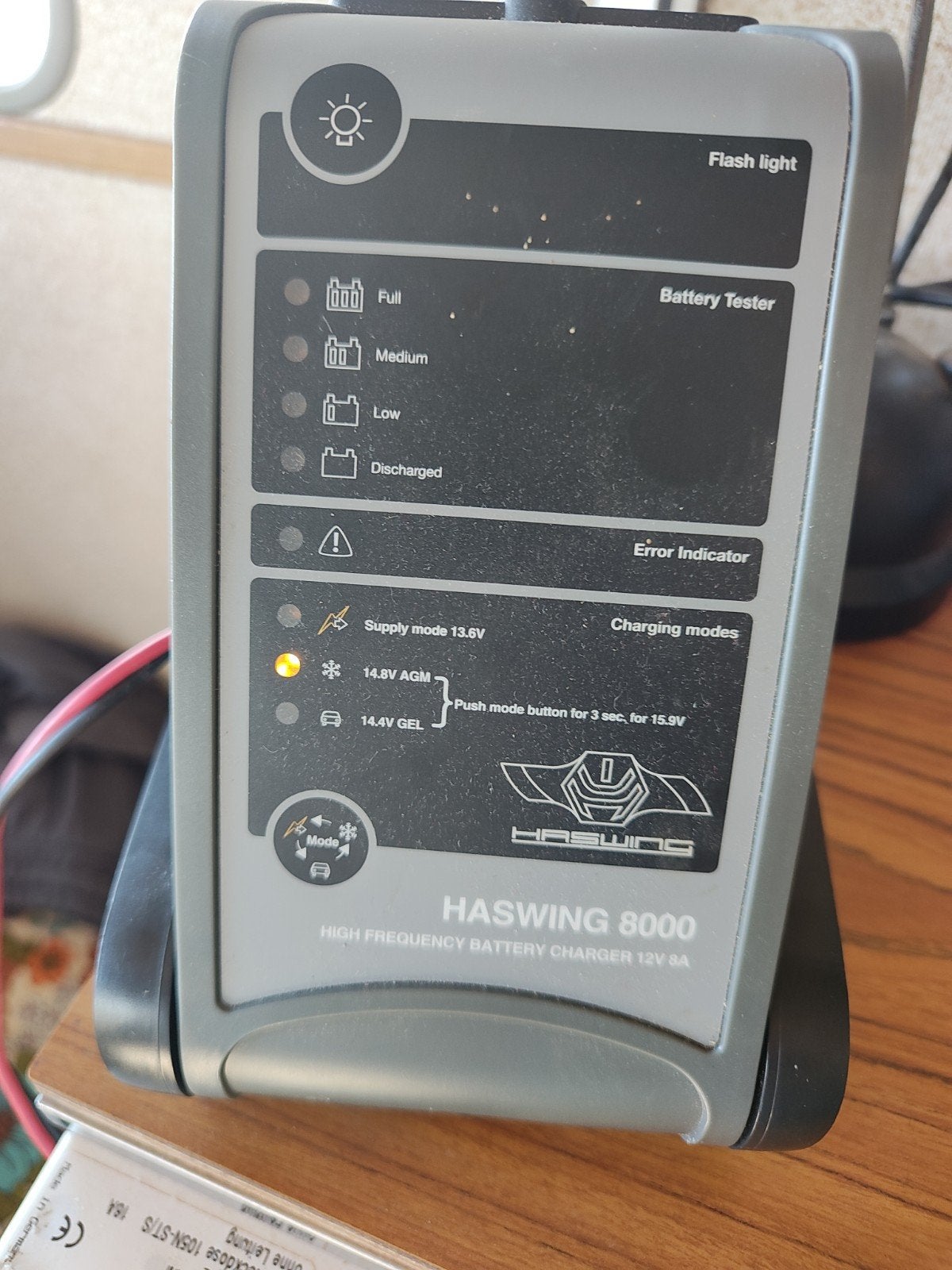 Haswing 8000 Hoogfrequente Acculader 12V 8A, Auto-onderdelen, Accu's en Toebehoren, Ophalen, Gebruikt