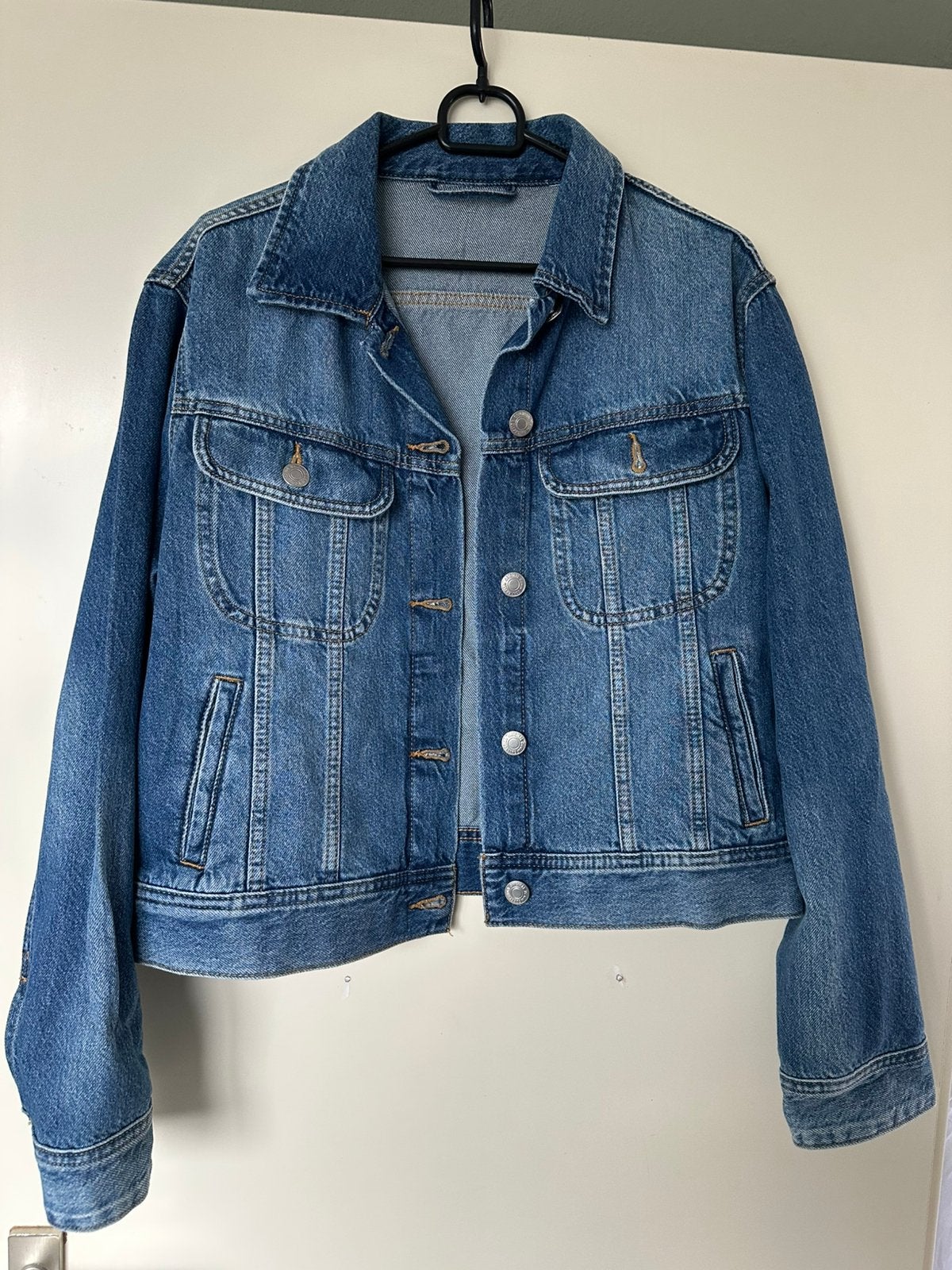 Spijkerjas blauw, Ophalen of Verzenden, Nieuw, Maat 42/44 (L), Blauw