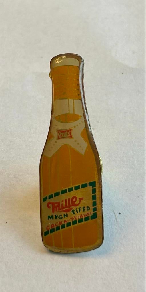 Vintage Miller High Life Bierflesje Pin, Ophalen of Verzenden, Zo goed als nieuw