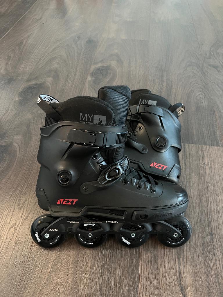Powerslide Next Core Black 80, Dames, Ophalen of Verzenden, Zo goed als nieuw, Inline skates 4 wielen