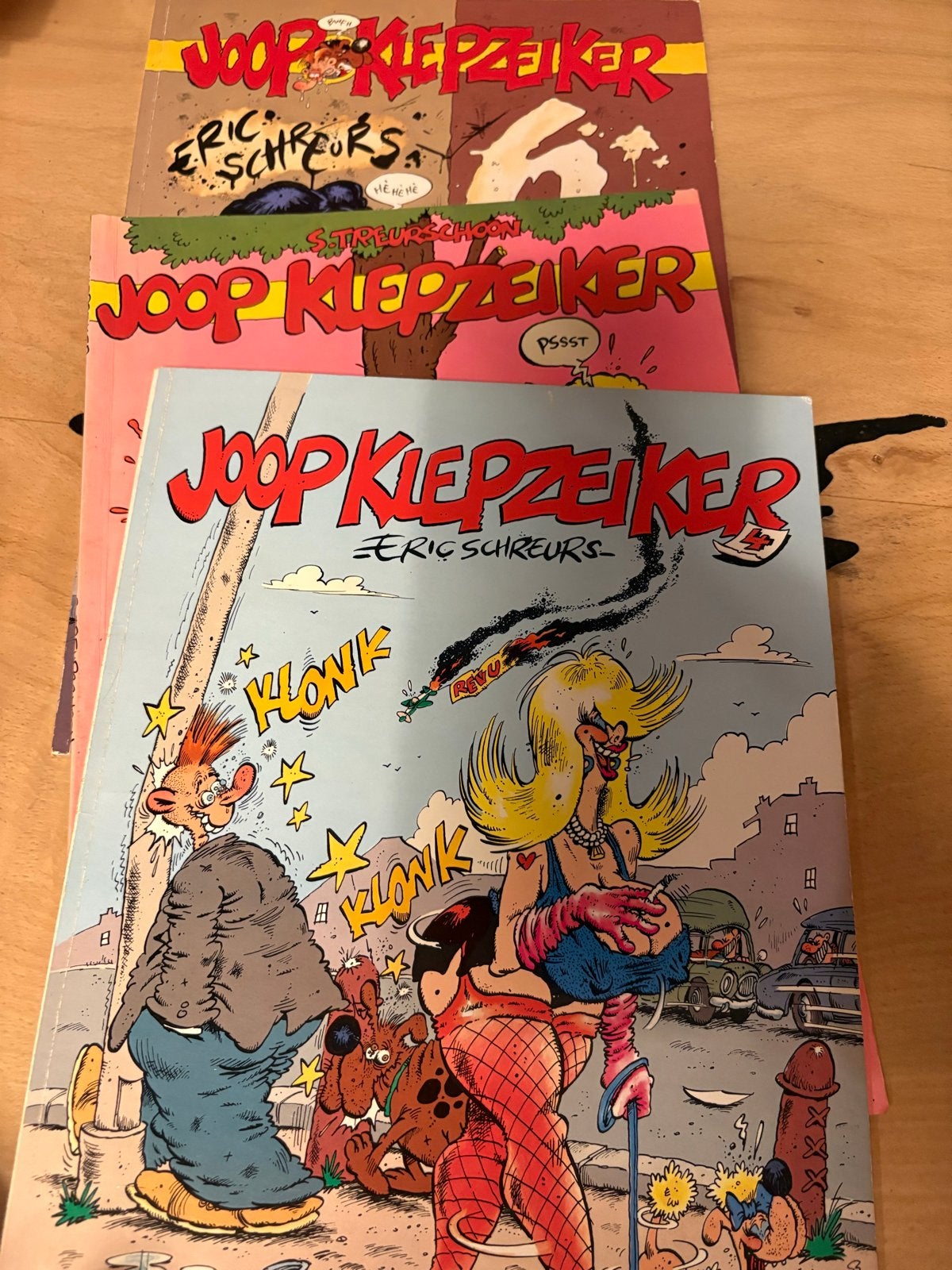 Joop Klepzeiker stripboeken - Eric Schreurs, Meerdere stripboeken, Ophalen of Verzenden, Gelezen