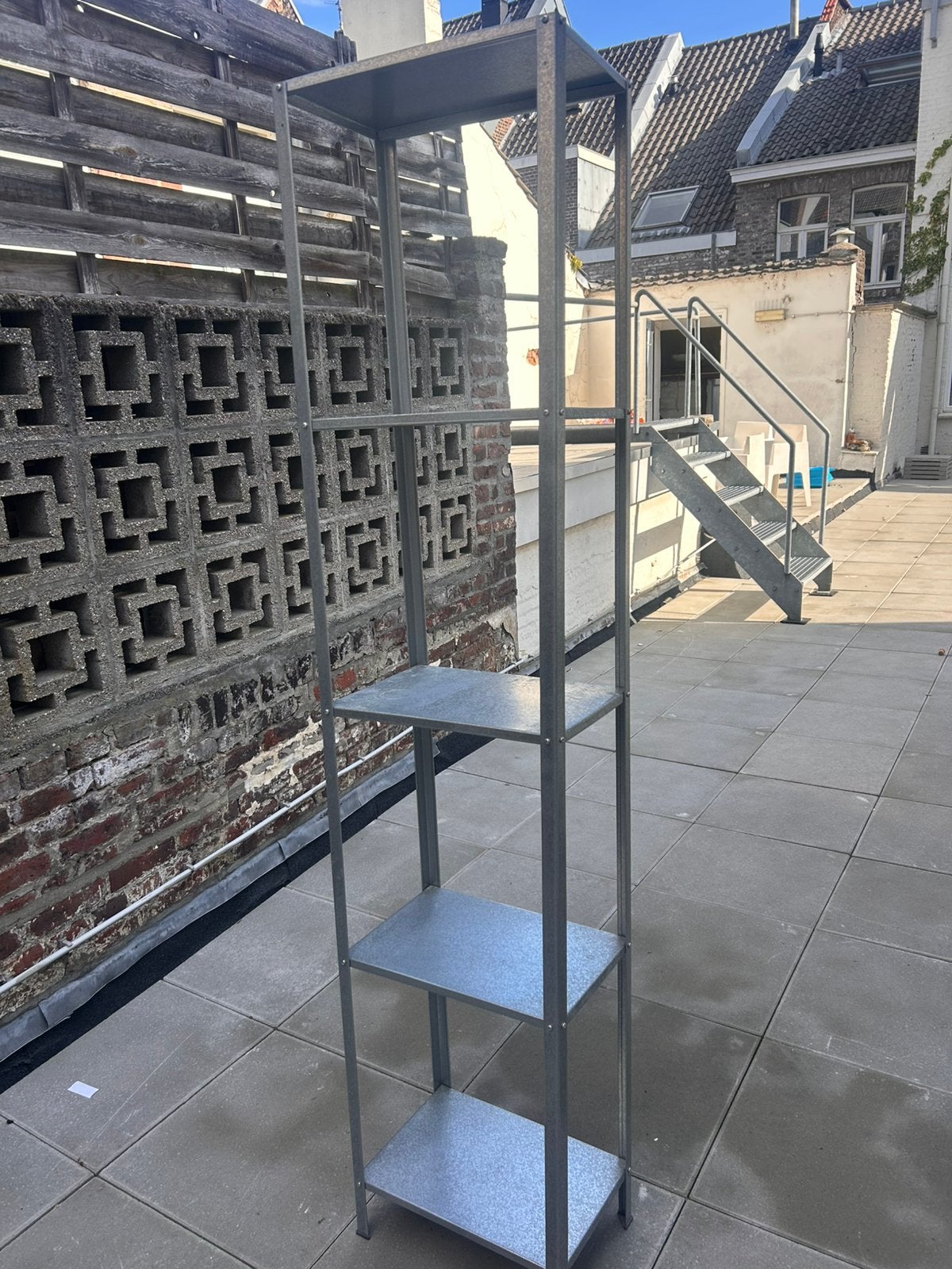 IKEA HYLLIS stellingkast / stalen stelling (verzinkt), Ophalen, Gebruikt
