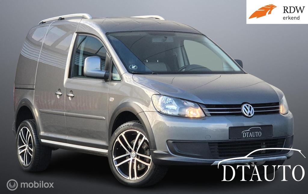 Volkswagen Caddy 2.0 TDI DSG 4x4 Standkachel Airco Cruise, Auto's, Bestelauto's, Bedrijf, Te koop, ABS, Airbags, Airconditioning