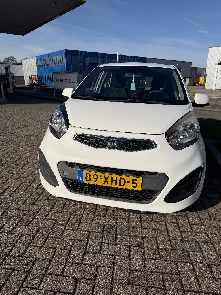 Kia Picanto 1.0 Cvvt 5-DRS 2012 Wit, Auto's, Kia, Particulier, Picanto, Airbags, Airconditioning, Alarm, Bluetooth, Radio, Benzine