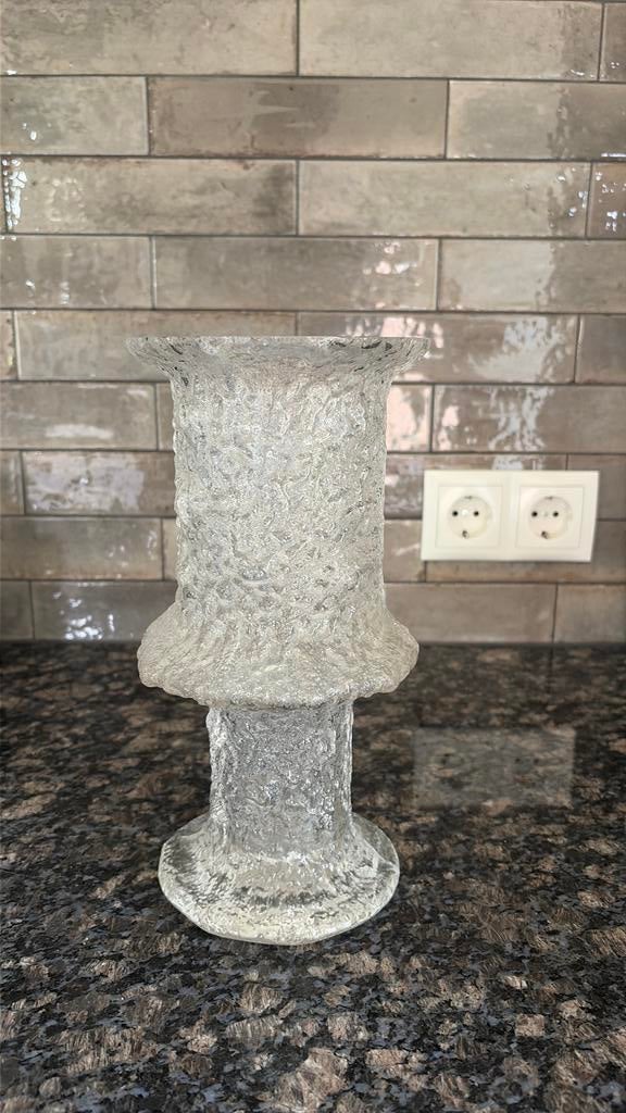 Iittala Nardus vaas Timo Sarpaneva, Ophalen of Verzenden, Zo goed als nieuw, Overige materialen, Minder dan 25 cm