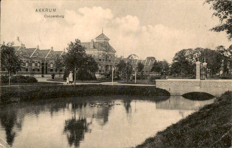 Akkrum - Coopersburg, Ophalen of Verzenden, Voor 1920, Gelopen, Friesland