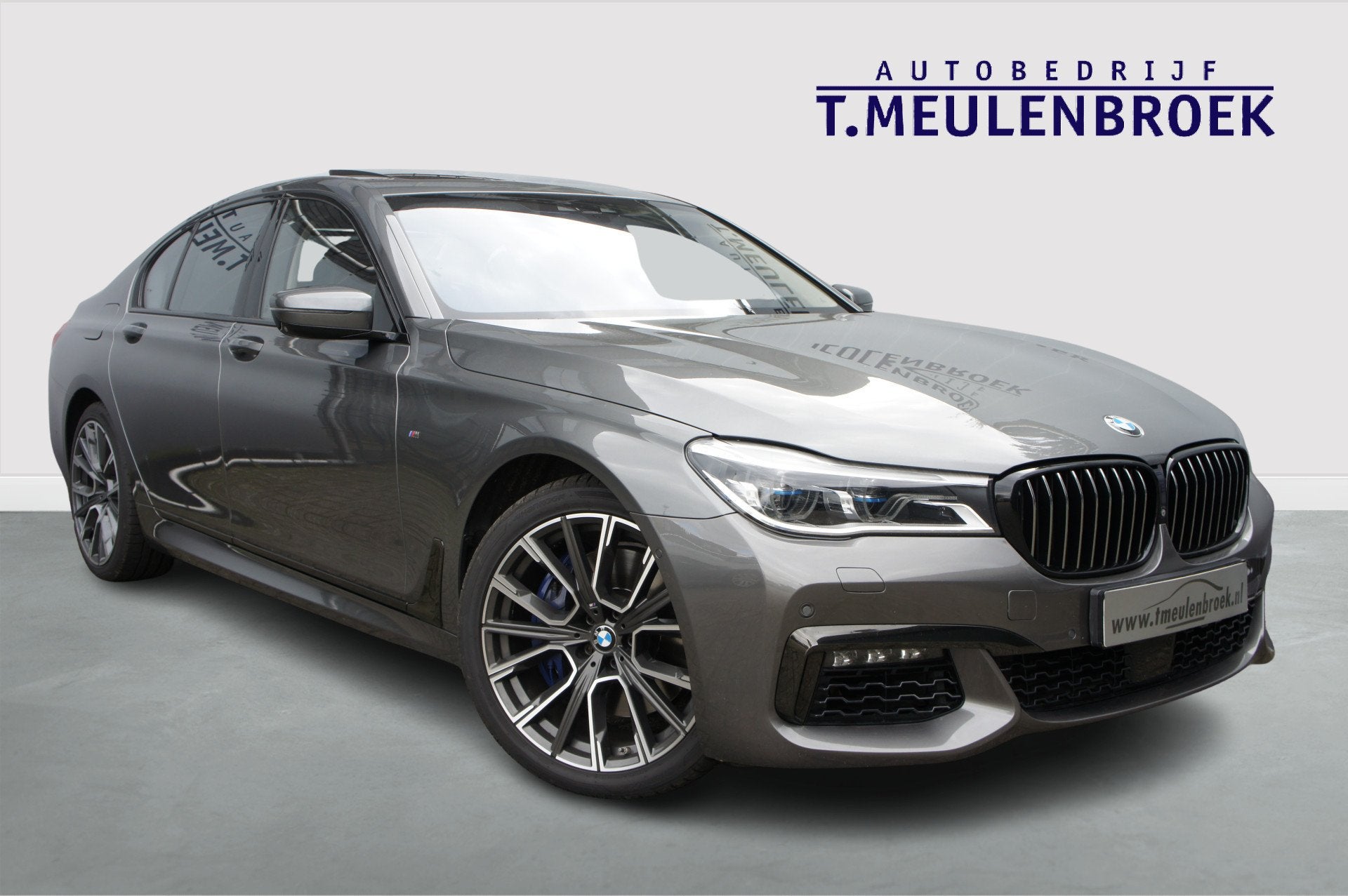 BMW 7 Serie 750i xDrive M sportpakket, camera rondom, Auto's, Automaat, Gebruikt, 4395 cc, Leder