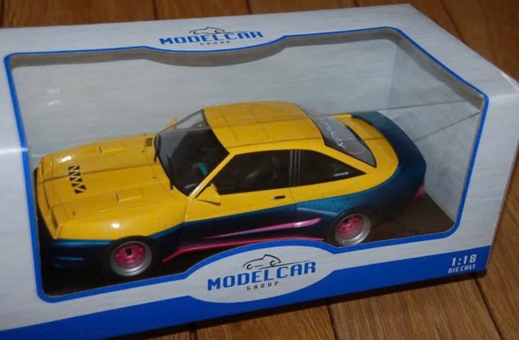 1:18 OPEL MANTA B MANTA MANTA filmauto MCG in box WRH, Hobby en Vrije tijd, Verzenden, Zo goed als nieuw, Auto, Overige merken