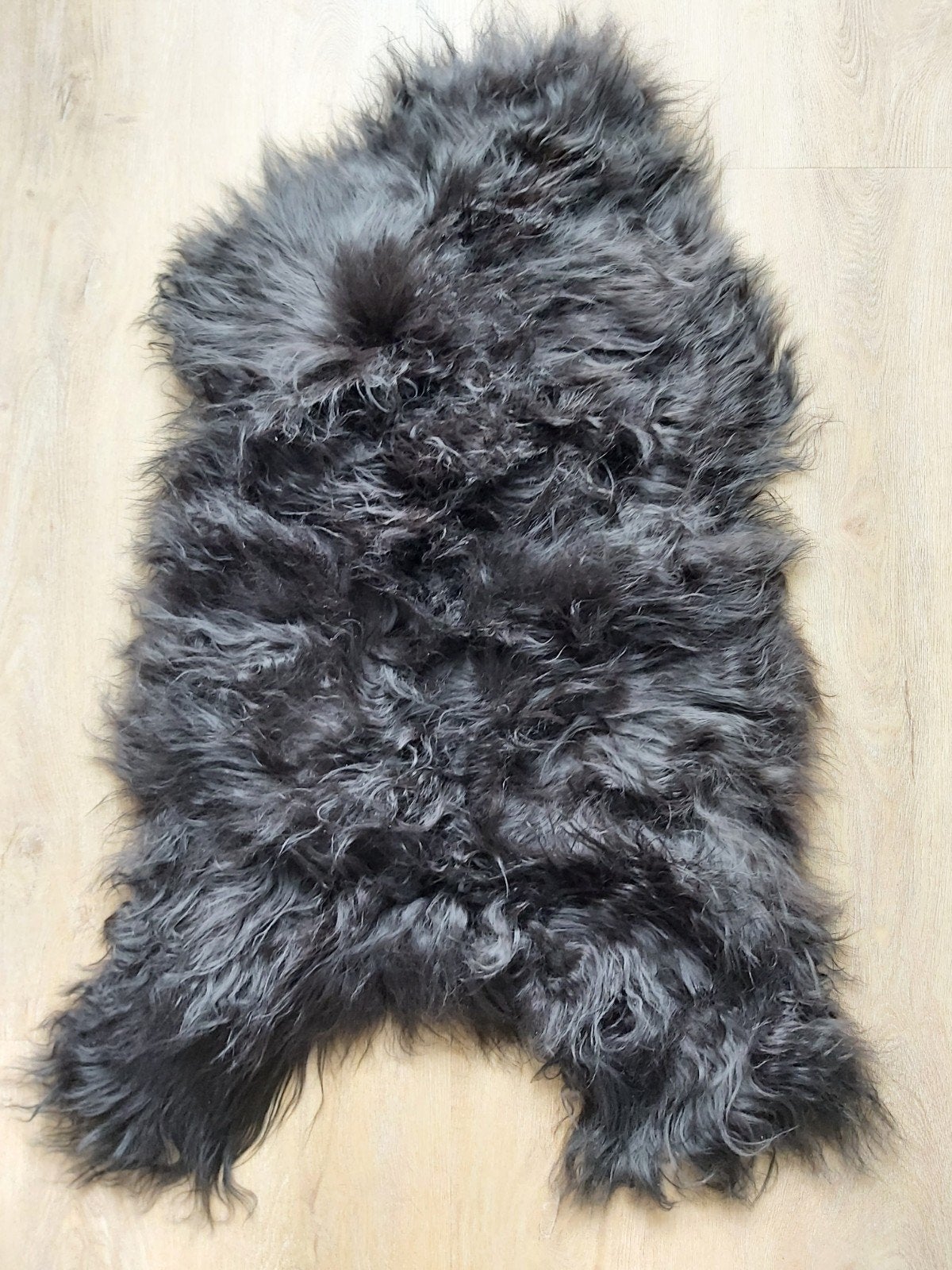 schapenvacht nieuw, Ophalen, 100 tot 150 cm, Zwart, 50 tot 100 cm
