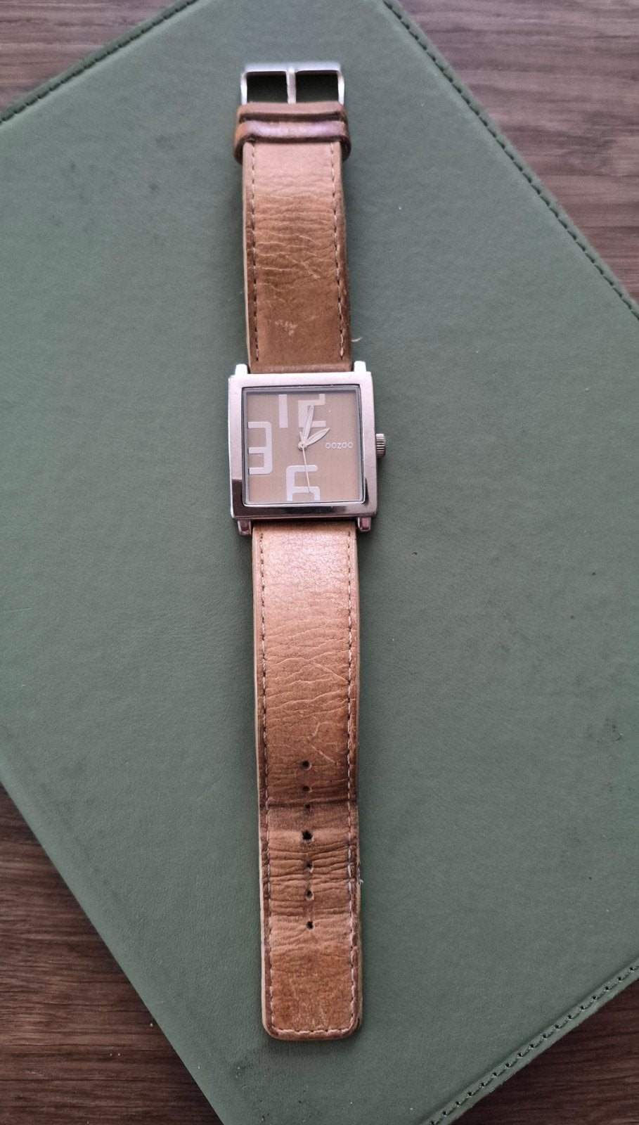 oozoo dames horloge, Overige merken, Polshorloge, Ophalen of Verzenden, Leer