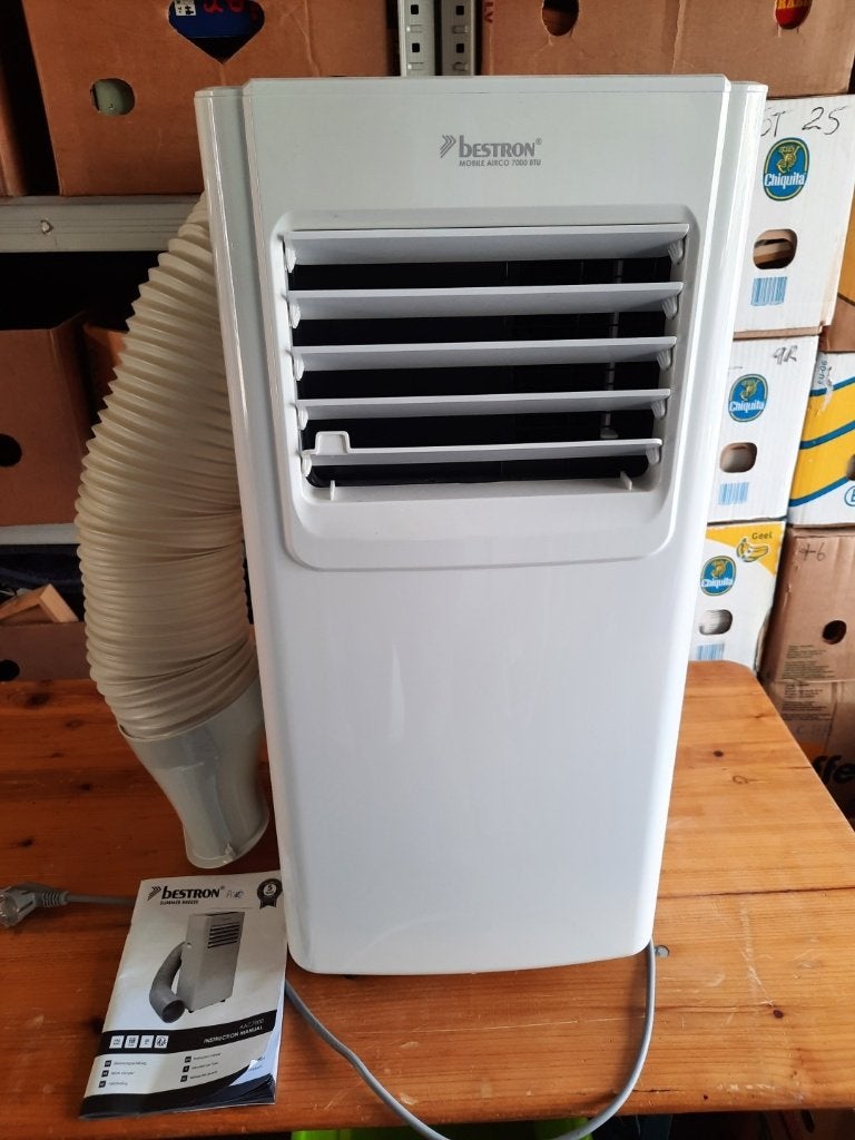 Bestron mobiele airco AAC7000 – 10000 BTU – compleet, Ophalen, Minder dan 60 m³, Timer, 3 snelheden of meer