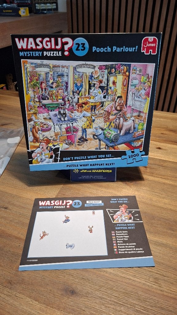 8 Wasgij puzzels 1000st, Ophalen of Verzenden, 500 t/m 1500 stukjes, Gebruikt, Legpuzzel