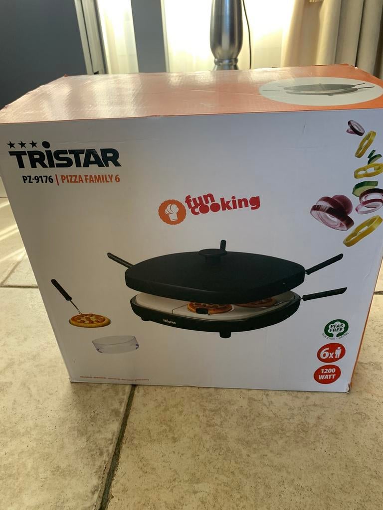 Pizza Maker 6 Persoons, Witgoed en Apparatuur, Gourmetstellen, Ophalen of Verzenden, Zo goed als nieuw, 4 t/m 7 personen