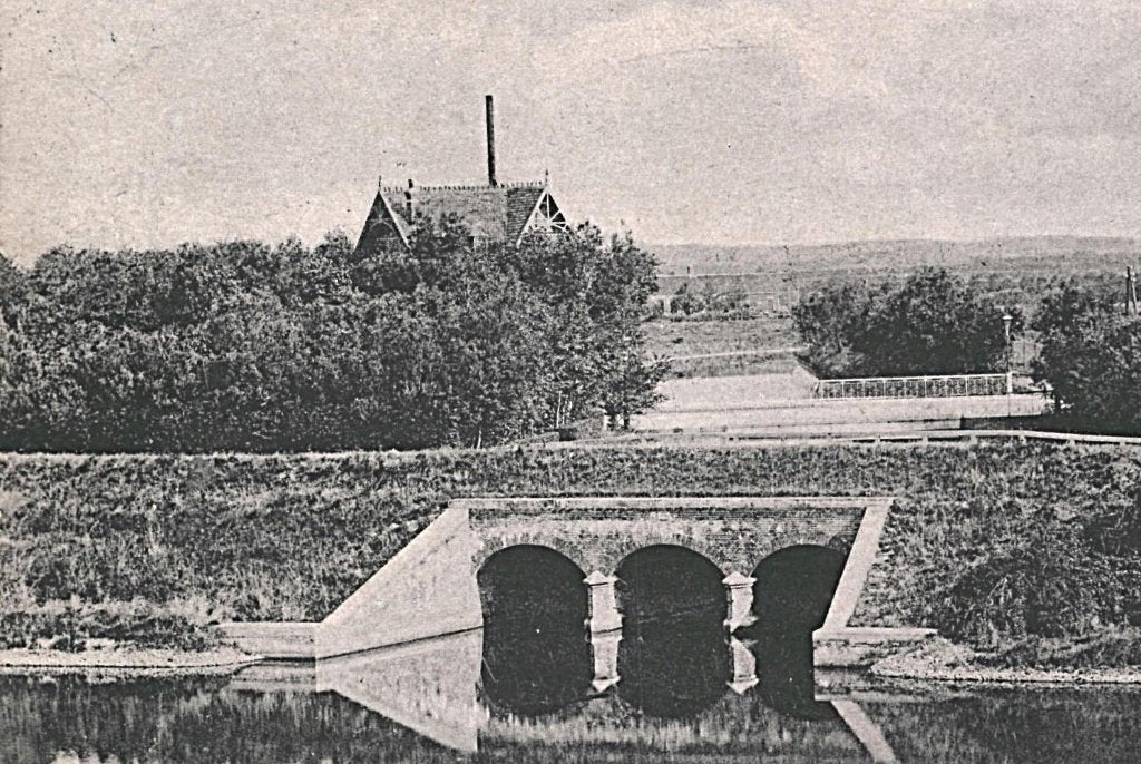 700329	Vlissingen	Watertoren	1912	Gelopen met zegel, Ophalen of Verzenden, Voor 1920, Gelopen, Zeeland