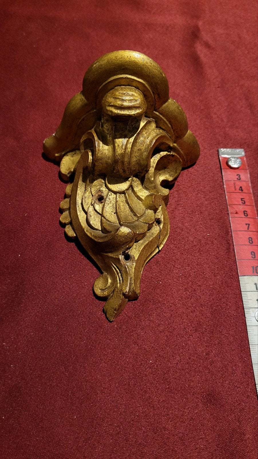 Antieke houten wandconsole, Ophalen of Verzenden